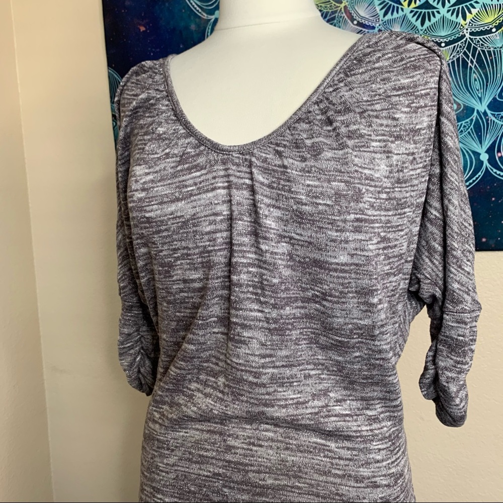 Grey Sparkly Top